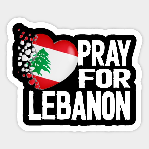 pray for lebanon beirut 2020 Sticker by Netcam